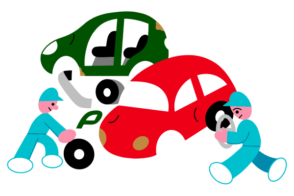 リサイクル部品を活かしながらプロがていねいに整備